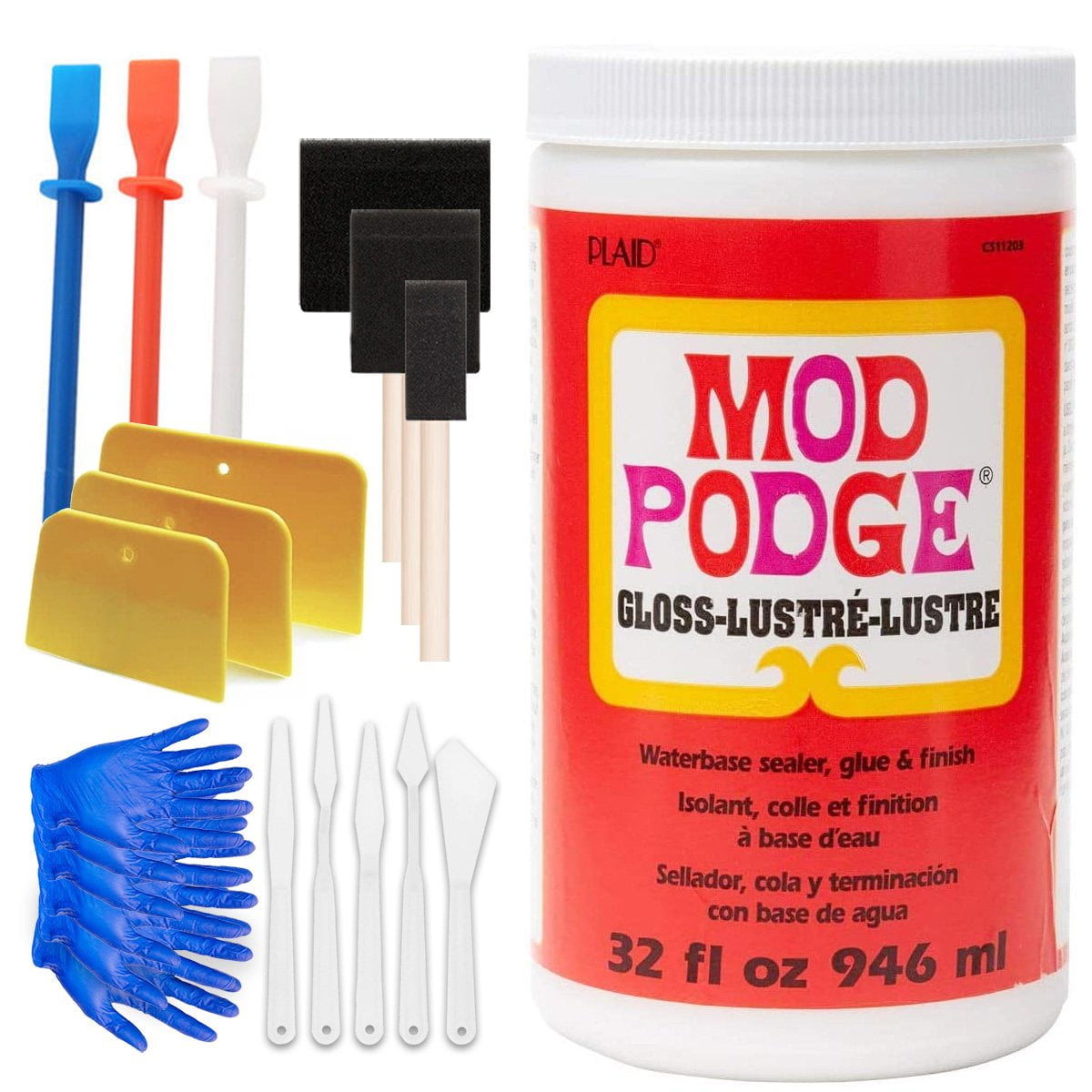 Mod Podge Gloss Waterbase Sealer, Glue & Decoupage Finish, 32 oz