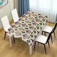 thumbnail image 4 of Yayeee Tablecloths 60" x 120" Rectangle Wrinkle Resistant Party Table Cover, Beige Floral Pattern, 4 of 8