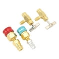 thumbnail image 1 of Kit De Acopladores Rápidos R1234YF, Adaptador R1234yf A R134a A Prueba De Herrumbre De Alta Y Baja Presión De Latón A Prueba De Fugas Para Carga De CA Del Acondicionador De, 1 of 7