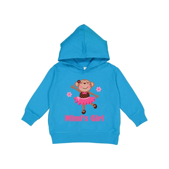 Inktastic Mimi's Girl Monkey Toddler Hoodie