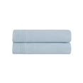 thumbnail image 2 of Superior Egyptian Cotton Solid Pillowcase Set, King, Baby Blue, 2 of 5