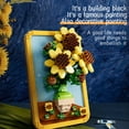 thumbnail image 5 of 3D Model Famous Painting Sunflower 871pcs Micro Building Block Set DIY Assembly Brick Sets Best Gift For Home Decoration, 5 of 5