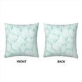 thumbnail image 3 of Wave Leaves Ropical Colored Bstract Flower White Green Flower Pillow Covers Pillowcases Home Decor Bed Couch Sofa Office Living Room Cushion 18x18Inch, WLJ6699, 3 of 6