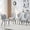 4 Light Gray PU Chairs, variant on Hi loPres 4-Piece Modern Light Gray PU Dining Chairs, Side Furniture with Integrated Metal Handle & Black Legs for Home & Office