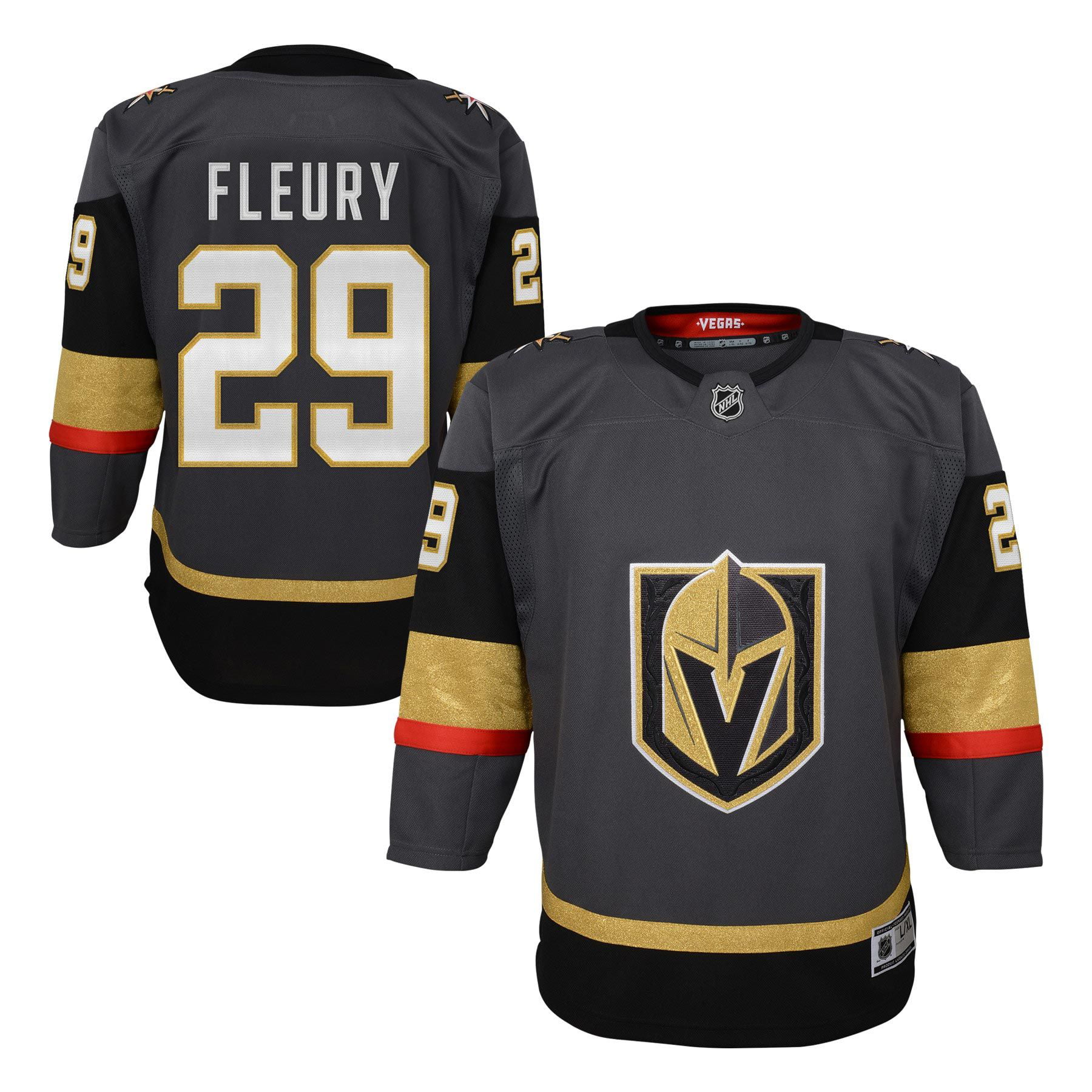 Marc-Andre Fleury Vegas Golden Knights NHL Premier Youth Replica Hockey Jersey - NHL ...