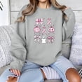 thumbnail image 5 of Zxlsdmn Women's Breast Cancer Crew Neck Sweatshirt Oversized Long Sleeve Drop Shoulder Pullover Tops Inspirational Printed Pattern Sweatshirts Fall Clothes S, 5 of 5