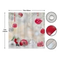 thumbnail image 4 of Winter Christmas Shower Curtain Set Happy New Year Bathroom Curtain Durable Waterproof Fabric Bathtub Sets Home Decor 72"x72", 4 of 7