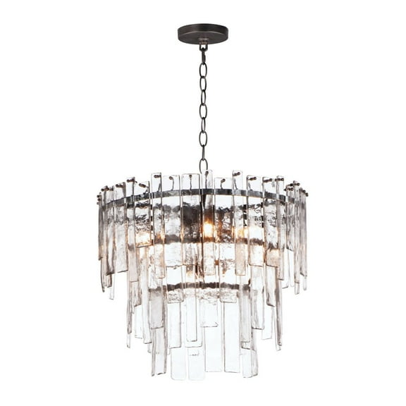 Maxim Warren 9-Light Pendant - Dark Bronze - 21835AGDBZ