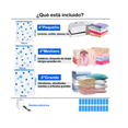 thumbnail image 3 of Bolsas De Vacío Para Ropa Con Bomba Eléctrica, 12 Pzs de estrellas Lab.G Blanco, Azul, 3 of 5