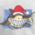 thumbnail image 3 of CafePress - Christmas Shark Long Sleeve T Shirt - Women's Long Sleeve Graphic Casual T-Shirt, 3 of 4