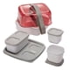 thumbnail image 5 of Set de 4 piezas Rubbermaid Fasten + Go Marsala para sándwiches, 5 of 6