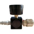 thumbnail image 2 of Régulateur de Pression de Compresseur d'Air 1/4 "Détendeur Pneumatique, Soupape de Régulation de Pression avec Raccord 180psi 12bar (Valve à Trois Voies), 2 of 3
