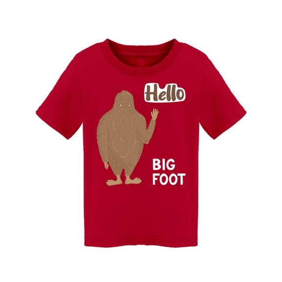 Smartprints Toddlers Graphic Tee - Bigfoot Lifeday - Regular Fit 100% Cotton
