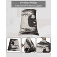 thumbnail image 7 of Black Bear Pillow Covers Queen Size 2 Pack, Vintage Forest Cabin Animals Silhouette Soft Bed Throw Pillowcases Breathable Cooling Long Lumbar Body Pillow Sham Cover for Bed Sofa 20''x30'', 7 of 7