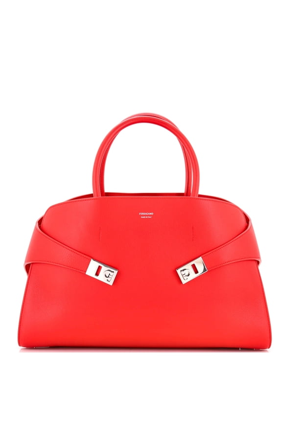 Pre-Owned Hug Top Handle Bag Leather Large By Rebag