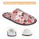 thumbnail image 3 of Balery Cute ladybugs red Pantuflas de Casa de Felpa Silenciosas con Diseño Estampado, Zapatillas Cómodas Antideslizantes de Algodón para Interior-Large, 3 of 8