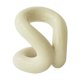 thumbnail image 1 of Soidarity Estante de almacenamiento moderno, estante de almacenamiento decorativo práctico y elegante de cerámica elegante, soporte para Bolsas de maquillaje De color crema, 1 of 6