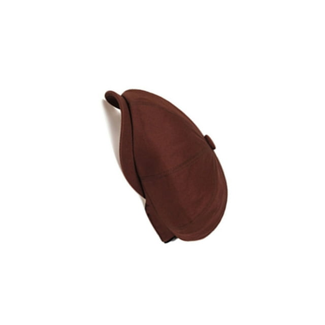 Minnieouse Sombreros Vintage octogonal Britpop, gorra a juego de Corea, transpirable, amigable con la piel, tocado informal, fiestas de Sombreros Marron oscuro