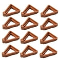 thumbnail image 1 of DOLITY 12 Pieces Plant Pot Feet Flower Pot Riser Shelf Planter rack, Invisible Triangle L Brick red, 1 of 9