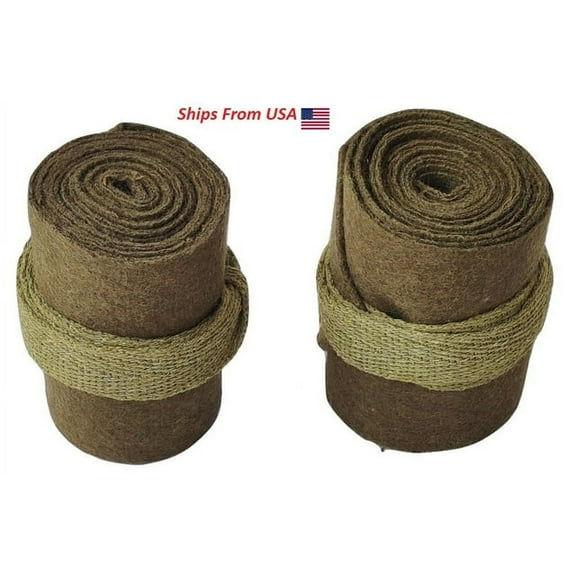 WW1 US Army Putties / M1910 Leggings Wraps - Reproduction British WW1 Long Puttees | ww1 British Gear | WWI puttees (Khaki)