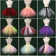 thumbnail image 4 of Falda sin tirantes multicolor de color caramelo para vestido de novia, falda de media longitud, falda pirata colorida, 4 of 6