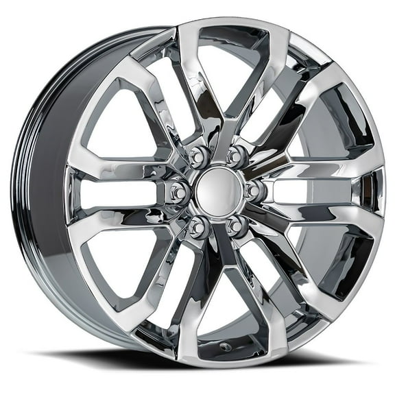 20X9 6X5.5 28 HB 78.1 2019 GMC DENALI CHROME WITH CAP Wheel Rim