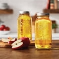 thumbnail image 2 of Bola Mason Jars, 64 oz/1.9 L, con tapas y correas, paquete de 2 unidades, vidrio transparente, 2 of 4