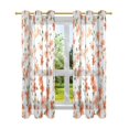 thumbnail image 7 of Yayeee Window Curtains Set of 2 for Living Room Light Filtering 63"x42", Small Floral Blooms, 7 of 7
