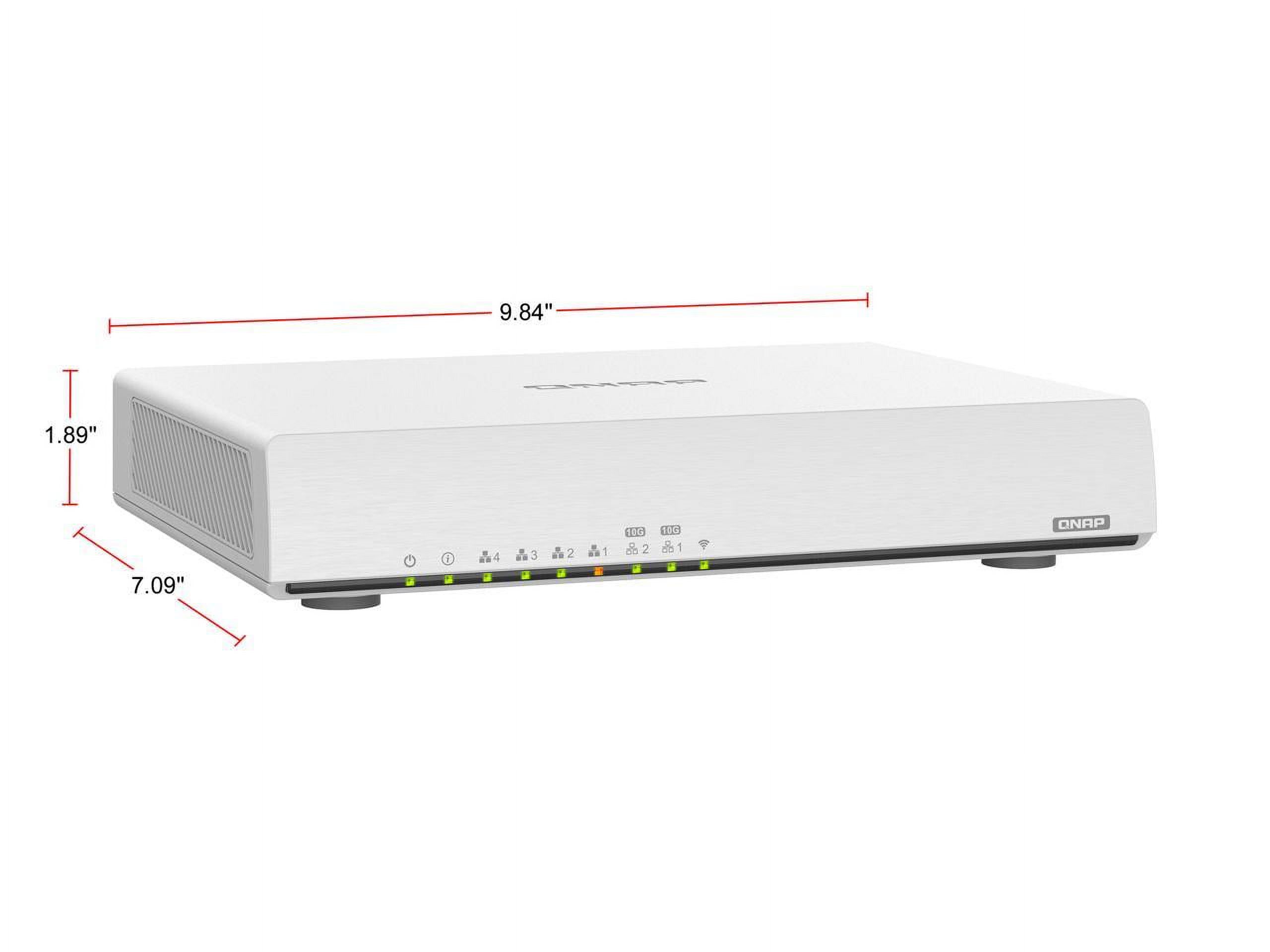 QNAP QHora-301W-US Wi-Fi 6 Dual-port 10GbE SD-WAN Router - image 2 of 7