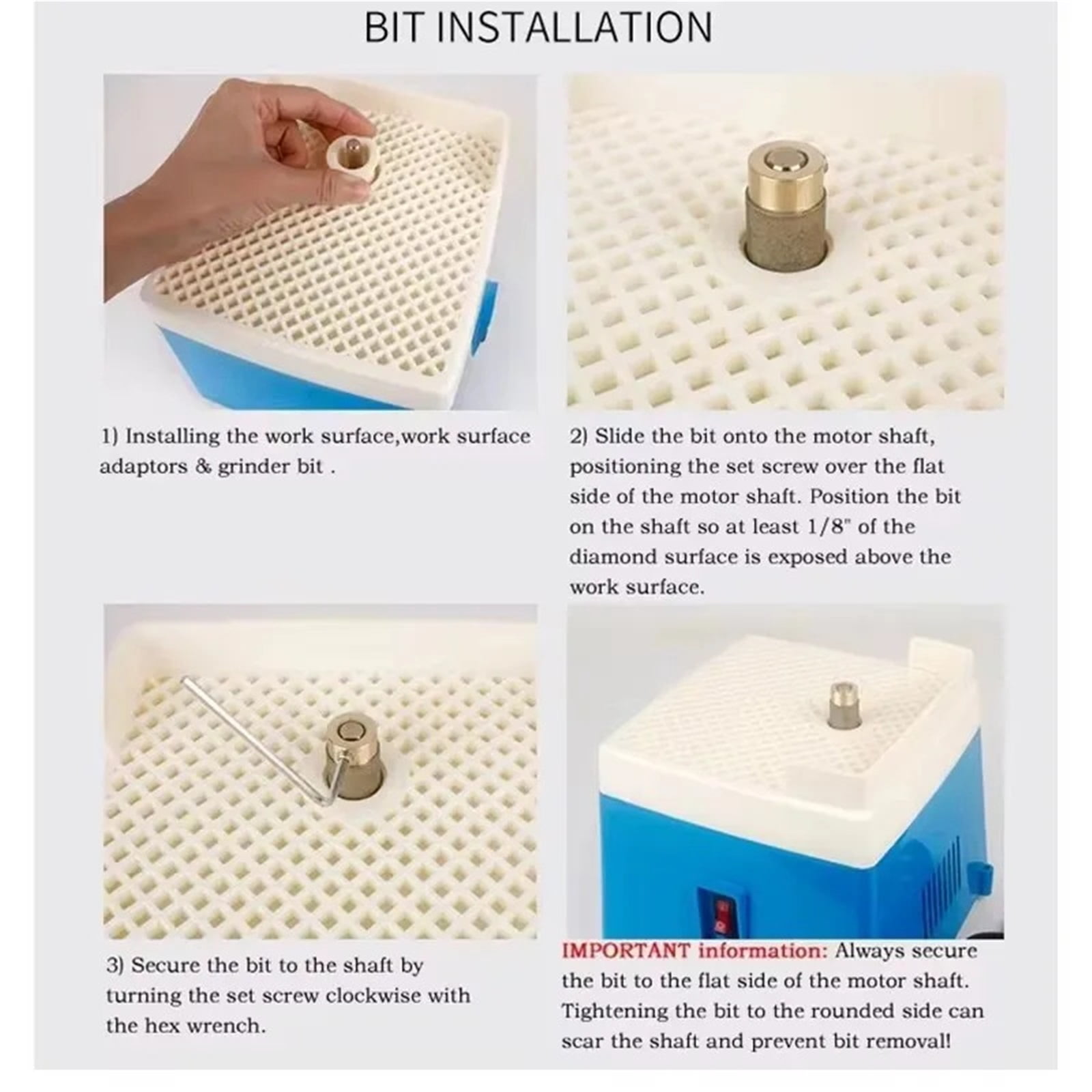 Mini Diamond Grinder Electric Grinder Small Multifunctional s Ceramic Grinding Machine Table DIY Edge Grinder