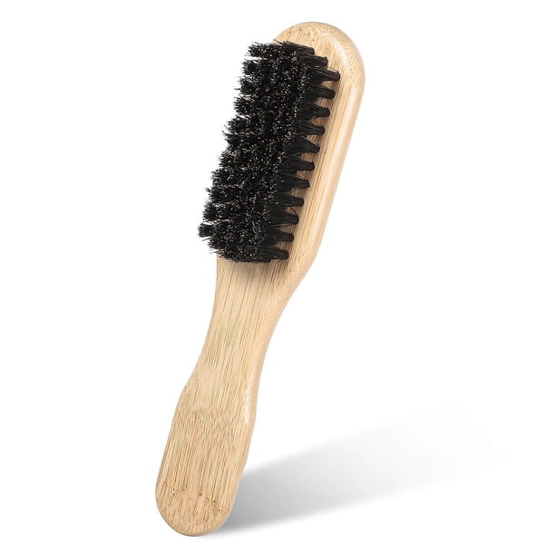 Cepillo de cerdas de jabalí para un peinado suave y control del encrespamiento con mango ergonómico de madera de haya.
