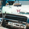 thumbnail image 3 of Car Hanging Ornament Rhinestone Butterfly Car Ornament Rear View Mirror Accessory, 3 of 8