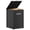 Black-Standard Text Label, variant on Nihsuao 48-Gallon Outdoor Package Delivery Box - Large Resin Storage Container with Lockable Lid, Waterproof Deck Box for Porches, Patios, Curbside, Black