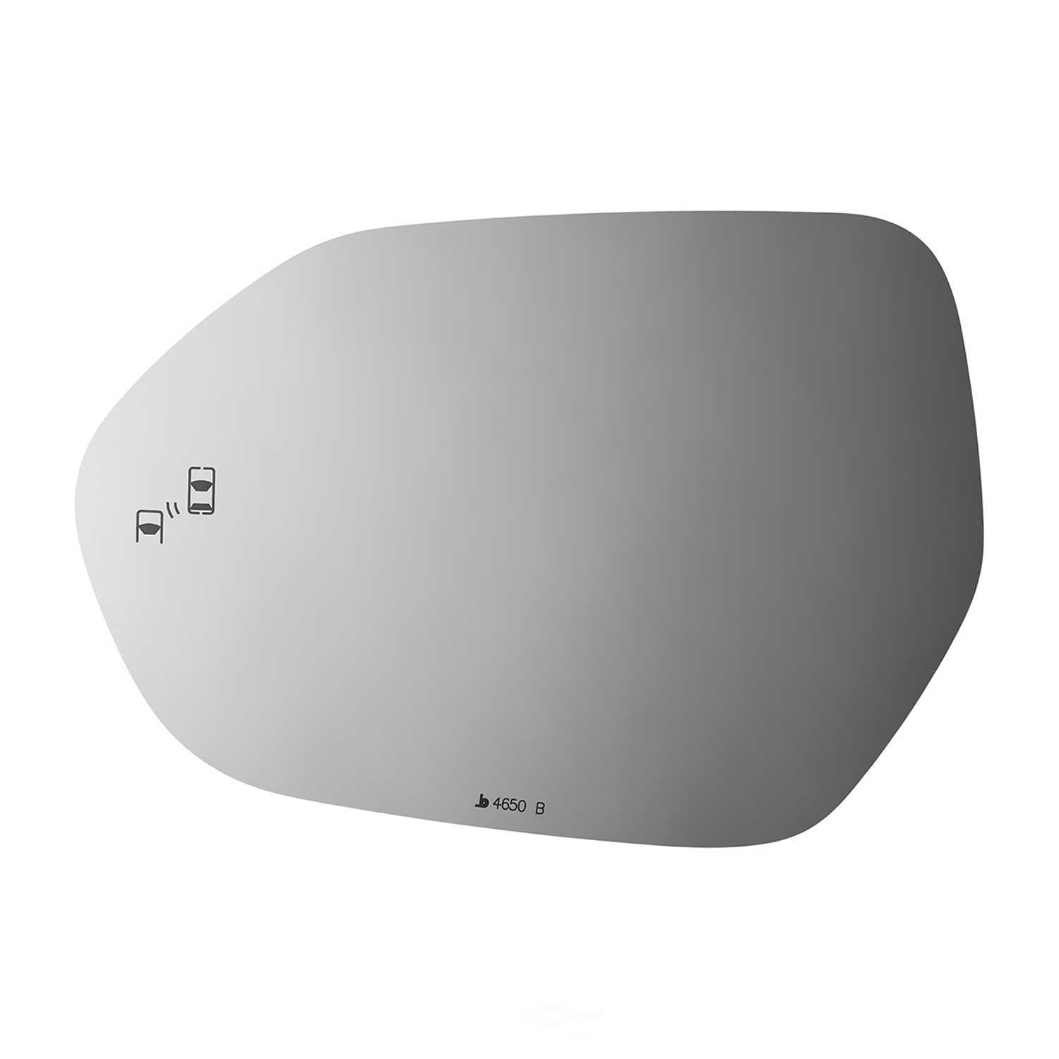 Burco Side View Mirror Replacement Glass - Clear Glass - 4650B