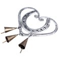 thumbnail image 1 of Windchime Ornament, Rainproof Rustproof Iron Exquisite Heart Shaped Windchime Decoration  For Kitchen For Door, 1 of 8