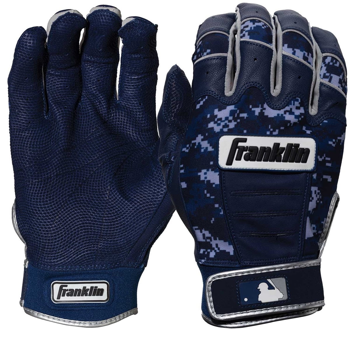 Franklin Adult CFX Pro Digi Series Batting Gloves Medium Navy/Navy