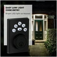 thumbnail image 4 of Kwikset Powerbolt 240 Keypad Electronic Deadbolt Door Lock, Satin Nickel, 4 of 7