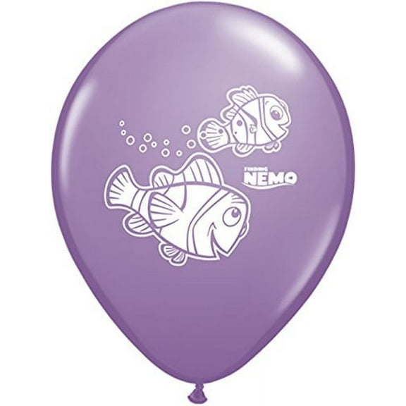 11 inch Qualatex Disney Pixar Finding Nemo Latex Balloons (24 Pack) - Party Supplies Decorations
