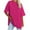 Hot Pink, variant on lmcalzta Oversized T Shirts for Women Crew Neck Loose Fitting Short Sleeve Casual Tshirts Summer Tops