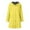 Yellow, variant on IROINNID Women's Overcoat Long Sleeve Gradient Hoodie Outwear, Loose Trench Coat Mid-Length Belt Less Coat with Pocket Coat