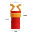 thumbnail image 3 of Screw Holder Clamp, Screw Gripper Screw Holder Fits Screwdrivers Bit Diameter of 6-8mm for Woodworking 4pcs (Red), 3 of 5
