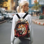 Tiger Blood Travel Laptop Backpack Casual Daypack Lightweight Bookbag Compartment for Business