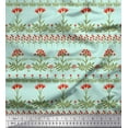 thumbnail image 1 of Soimoi Cotton Duck Fabric Leaves & Floral Artistic Decor Fabric Printed Yard 42 Inch Wide, 1 of 3