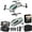 Gray, variant on Black High-Performance Drone With Brushless Motors And 4.3 Inch Detachable Screen Remote Control Includes 1080P Camera Altitude Hold And 360-Degree Obstacle Avoidance For Professional-Qual