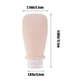 thumbnail image 3 of HongHeng Clearance Under $2.00 90ml Cosmetics Sample Empty Bottle Shampoo and Shower Gel Extrusion Travel Plastic Bottle Set Portable Wash Flip-top Design for Easy Squeezing, 3 of 9