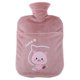 thumbnail image 1 of Bolsa de agua caliente de PVC con funda de felpa extraíble y lavable, de 2 litros, ayuda a proporcionar la mayor calidez y comodidad., 1 of 5