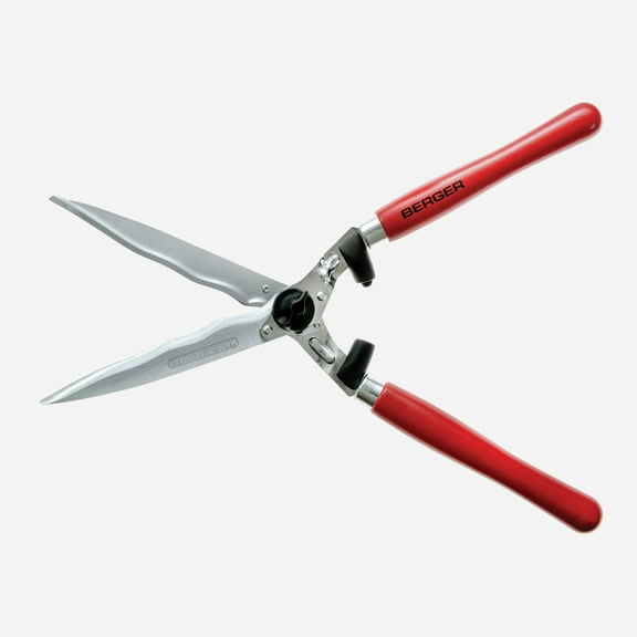 Berger 4590 Hedge Shear with Wavy Blades, Wood Handle, 24"