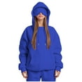 thumbnail image 1 of VINUSLI Gym Hoodies for Women Plus Size Pullover Lightweight Drawstring Hoodies Jacket with Eye Mask Solid Long Sleeve Sweatshirts with Pockets Blue,L, 1 of 8