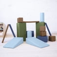 thumbnail image 6 of ECR4Kids SoftZone Builder Stacking Blocks and Shapes, Beginner Playset, Earthtone, 16-Piece, 6 of 8