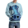 thumbnail image 3 of Stitch Hoodie with Pocket for Men Women Couple Gift, 3 of 7